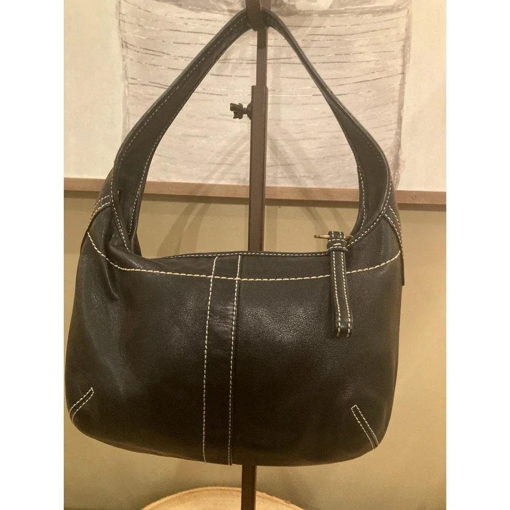 Coach Vintage Leather Ergo 10739‎ Shoulder Bag In Black Y2K Hard 2 Find Rare